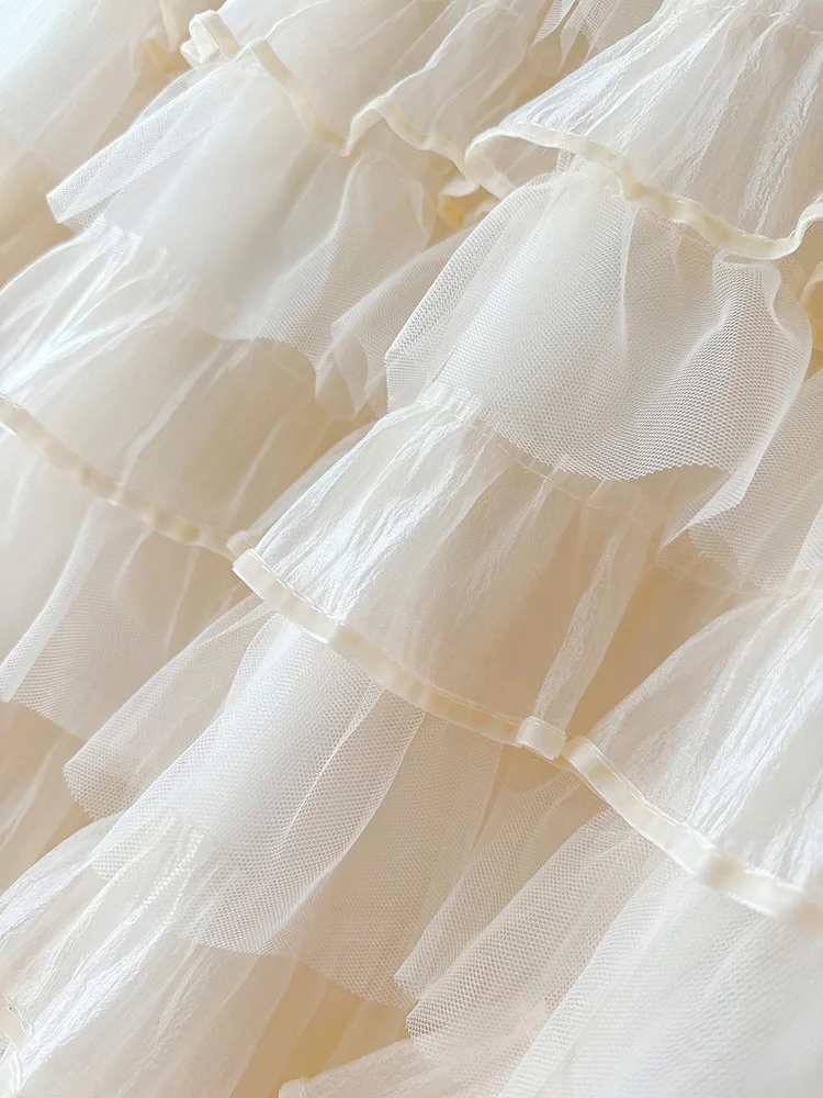 スカート big volume tulle skirt.ivory bibiy epine Tulle Volume Skirt bibiy epine