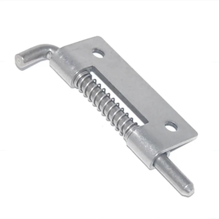 Long Silver Door Latch Sliding Lock Barrel Bolt Latch Hasp Staple Gate Safety Lock Barrel Bolt Spring 1Pc door latch