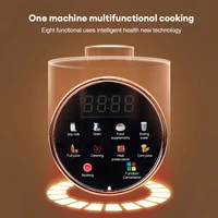 Machine à lait de soja 1500ml, presse-agrumes électrique, mélangeur de lait de soja, Machine à briser les murs, Machine à petit déjeuner à lame à 10 feuilles 2