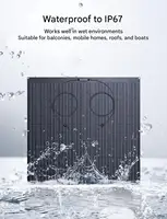 Nouveau! Panneau solaire flexible 480W pour balcon, IP67, efficacité 17,55%, V, pour camping-car 12V/24V, bateau, utilisation hors réseau 6