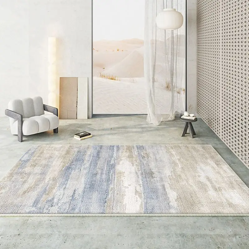 Luxury Abstract Style Carpet for Living Room High-end Home Decor Large Area Rug Non-slip Bedroom Bedside Mats Customizable Tapis 2