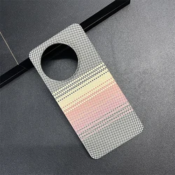 Ultra-Thin Carbon Fiber Texture Matte Frosted Protective Phone Case for OnePlus ACE 5 (Red Yellow)