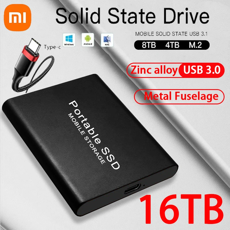 Xiaomi-Global-Original-16TB-Portable-SSD-Hard-Drive-1TB-2TB-New ...