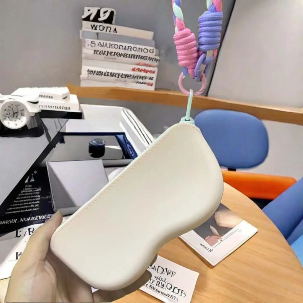 Waterproof Silicone Glasses Bag Portable Dustproof Coin Purse Cosmetic Bag Sunglasses Protective Cover Gifts Hanging Bag