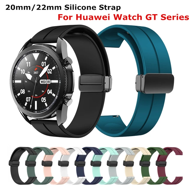 Correa deportiva GT4 de 46mm para Huawei Watch 4 Pro/ GT 4 3 2 SE, pulsera  de silicona de repuesto de 22mm para Huawei GT 2 Pro - AliExpress