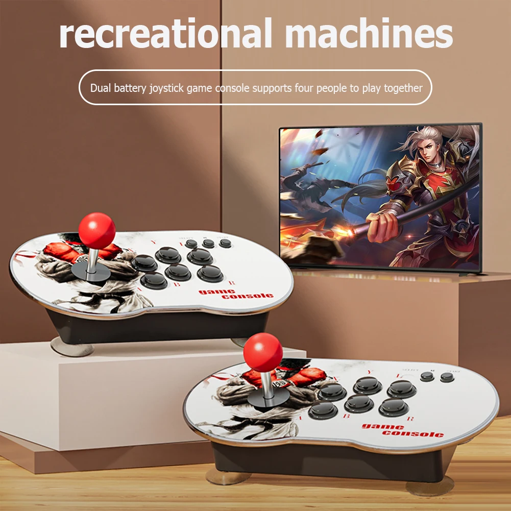 Mt6 4K Hd Video Arcade Game Console Hdmi Compatible 3D Dual Controller Game Handle