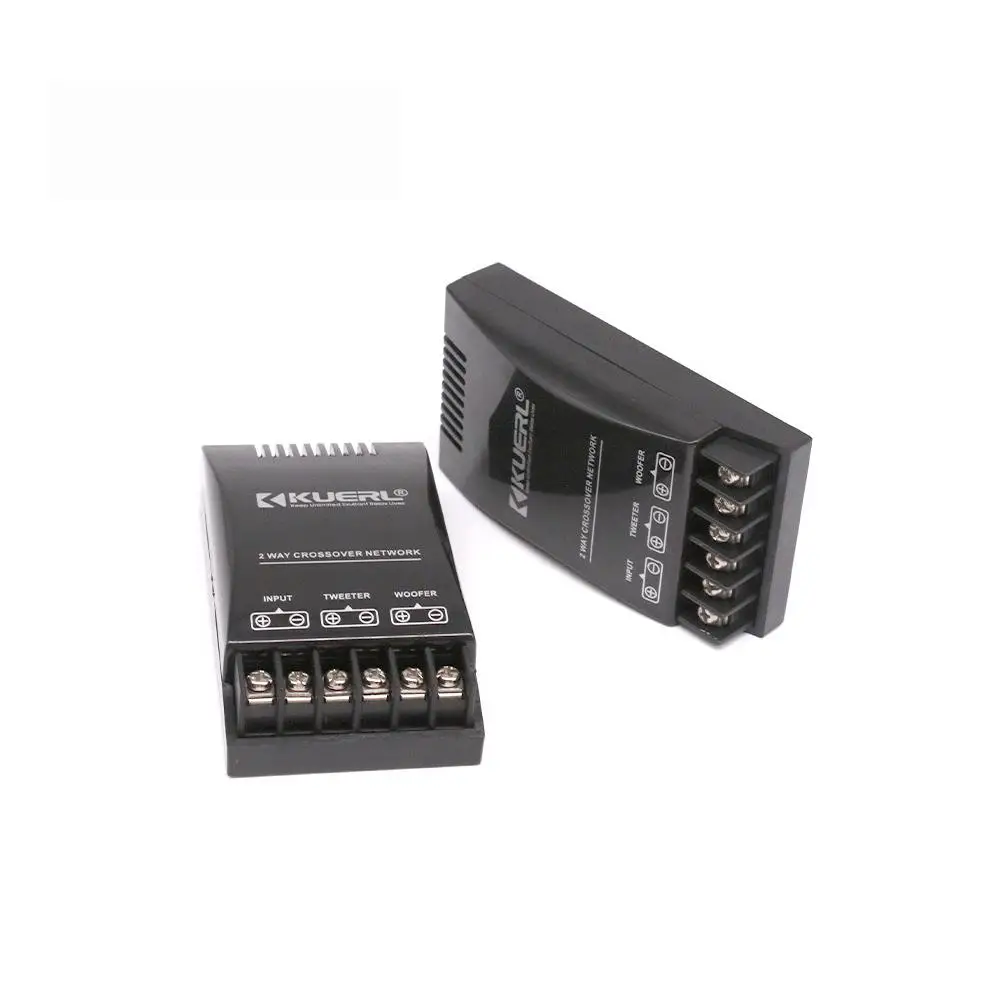 Car audio speaker Universal car speaker high low frequency divider 2 Way auto audio crossover for car modified accessories