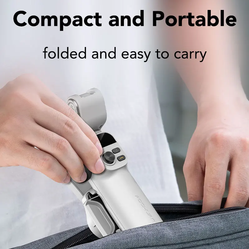 AOCHUAN Smart X2 AI ホワイト 3軸ハンドヘルドジンバルスタビライザー