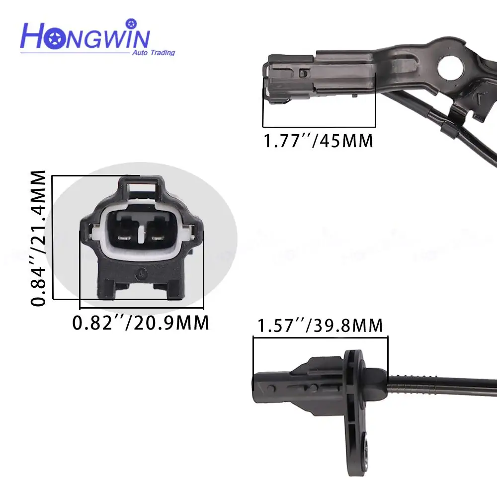 Front Rear LH RH ABS Wheel Speed Sensor Sensor For Kia Sorento-2.0L 95670-C5000 95671-C5000 95680-C5000 95681-C5000