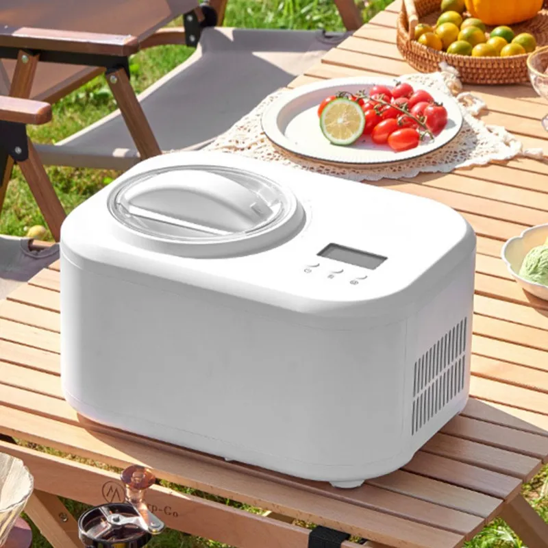 Household Automatic Quick Ice Cream Machine Yogurt Refrigerated Fermented Ice Cream DIY Popsicle Ice Cream Machine Home White 3