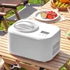 Household Automatic Quick Ice Cream Machine Yogurt Refrigerated Fermented Ice Cream DIY Popsicle Ice Cream Machine Home White 3