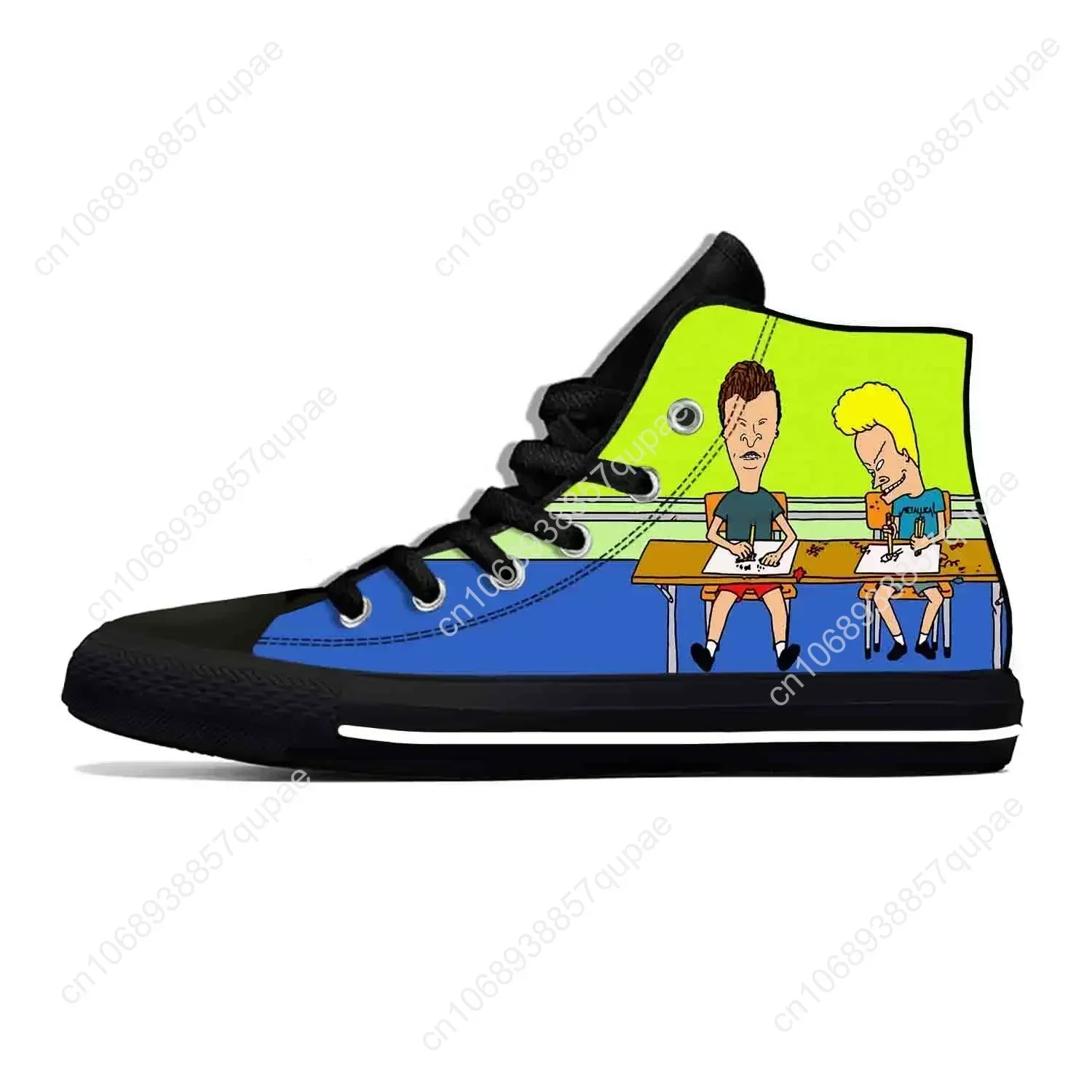 Buty sportowe Butthead Rock Anime Cartoon Manga Comic Beavis Casual Cloth Shoes High Top Lightweight Breathable 3D Print Męskie Damskie Sneakersy