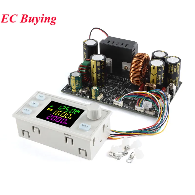 XY12522 125V 22A 2000W CNC DC Ayarlanabilir Buck Voltajı