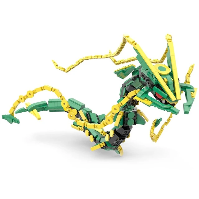 Mini Figures Pokemon Rayquaza, Mini Building Blocks Pokemon