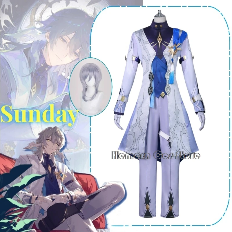 

Sunday Anime Game Honkai: Star Rail Cosplay Costume Clothes Wig Shoes Uniform Cosplay Penacony Halloween Party Sunday Cosplay