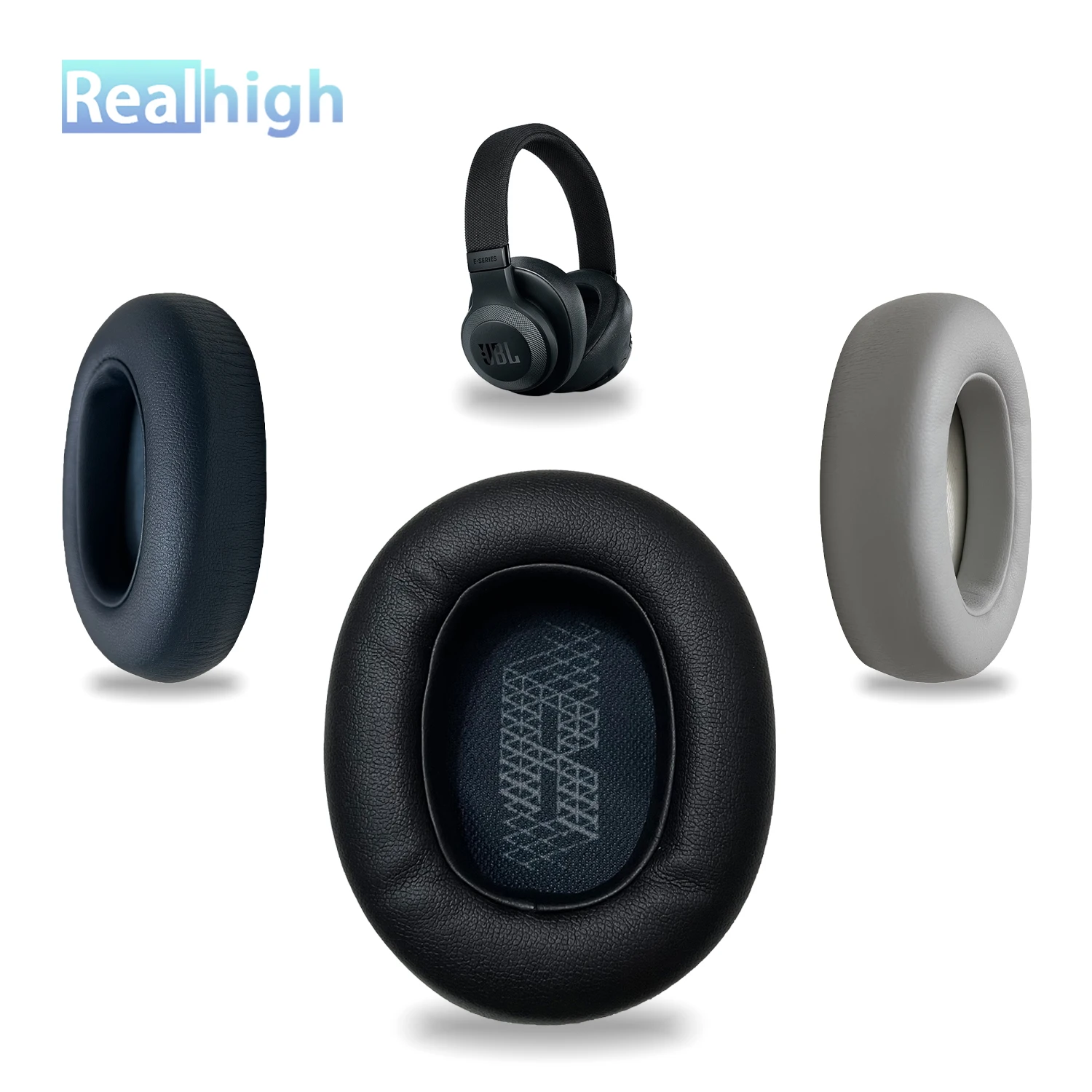 Ersatz-Ohrpolster Für JBL LIVE660 BTNC – Blau, Aus Protein-Leder & Memory-Schaum, Einfach Zu Wechseln