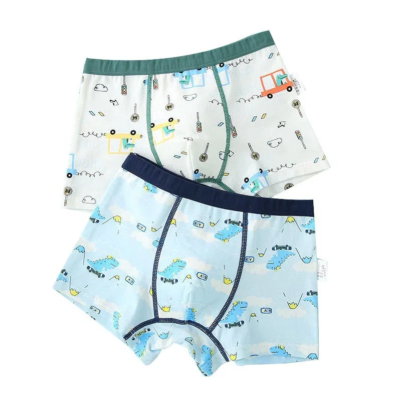 4ps/lot High Quality Boy Panties Kids Underwear Cotton Material Suit