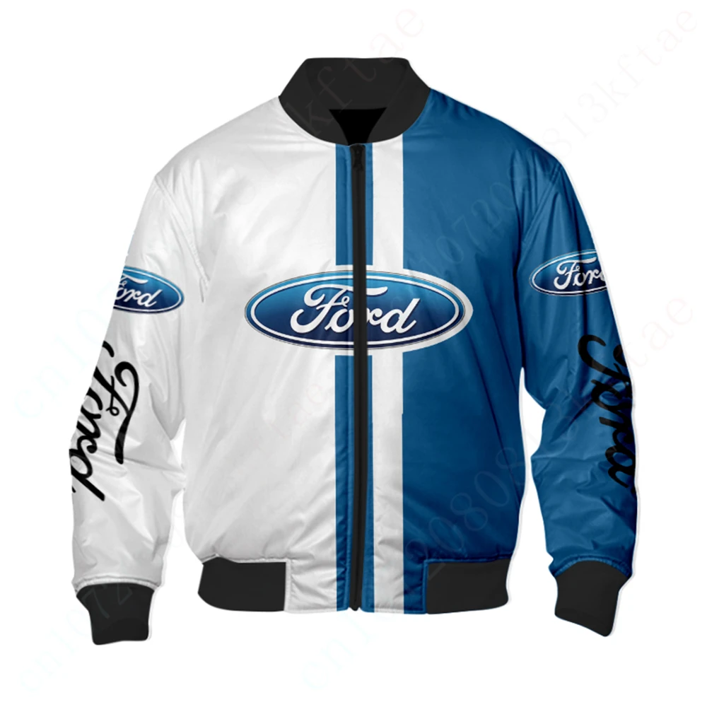 

Ford Thick Coats Techwear Baseball Uniform Bomber Jacket 3D Windbreaker Jacket High Quality Parkas Jackets For Men's Clothing