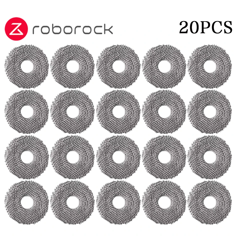 Robotic Vacuum Cleaner Accessory Kit: Main Side Brush, HEPA Filter, Mop Cloths, Dust Bag Replacement Set