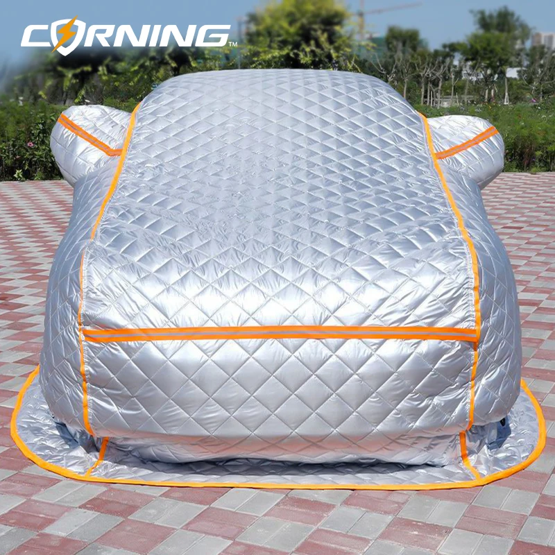 Housse voiture bache voiture extérieur Juste de protection extérieure  imperméable pour voiture, housses de pluie, auvent d'ombrage contre la  grêle et la neige, anti-poussière, anti-UV, 5 couches - AliExpress