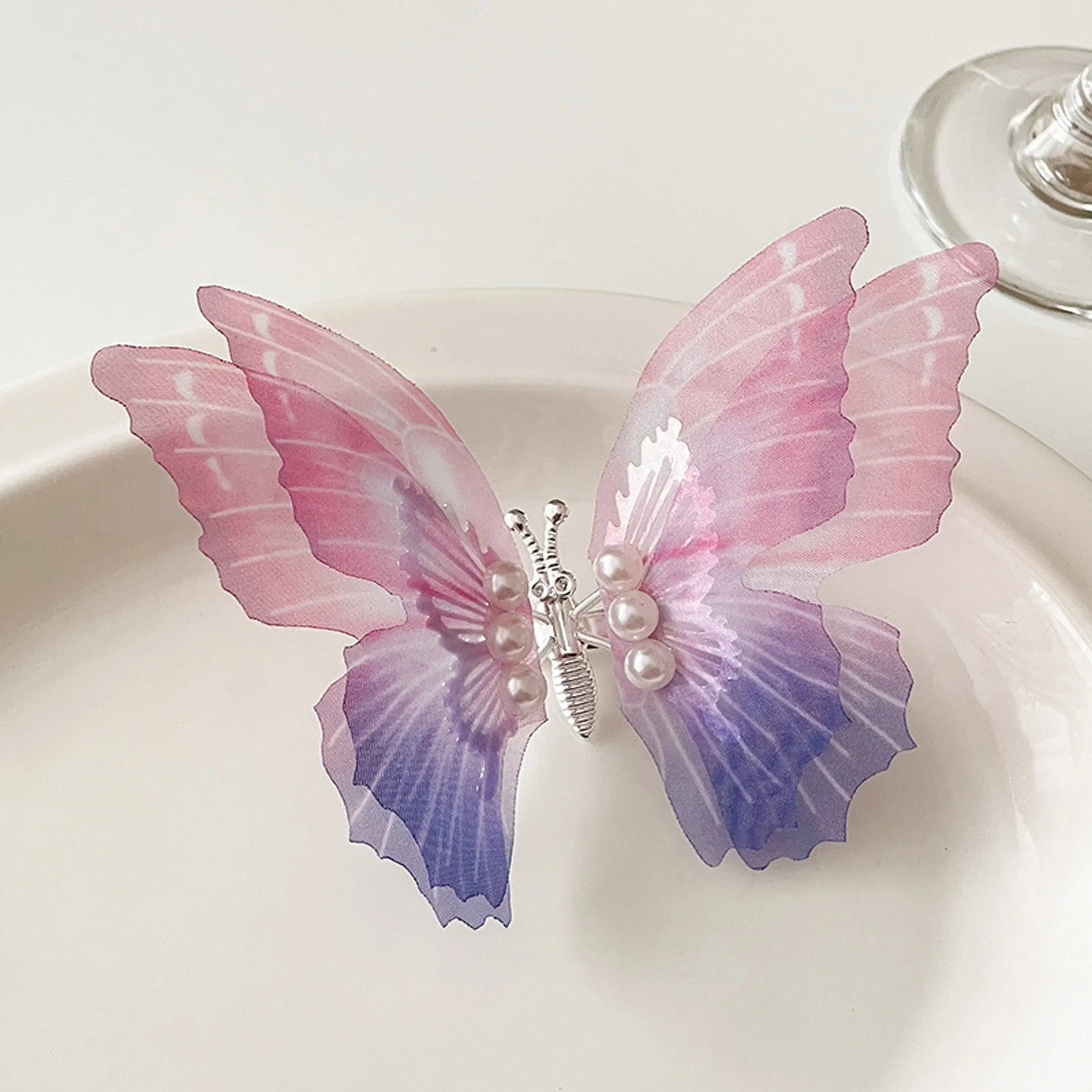 Fairy Butterfly Hair Clips Colorful Butterfly Hair Barrettes 