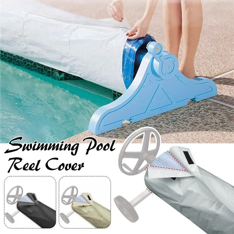 Swimming Pool Solar Reel Protective Cover Waterproof Heavy Duty Dustproof Cover Outdoor Waterproof UV Protective