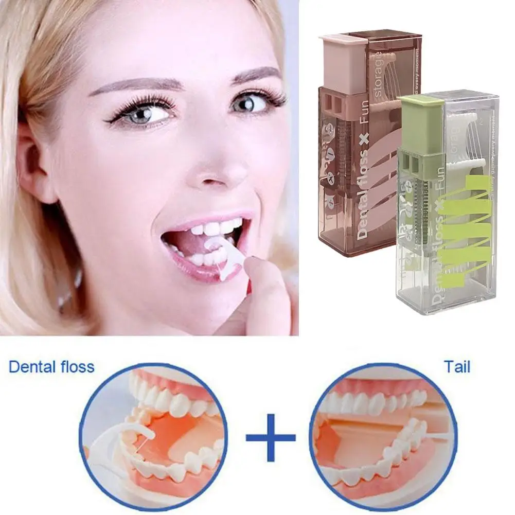 

10 Pieces Dental Floss Dental Floss Picks Clean Between Oral Picks Care Brush Toothpick Hygiene Interdental Teeth Floss O6h4