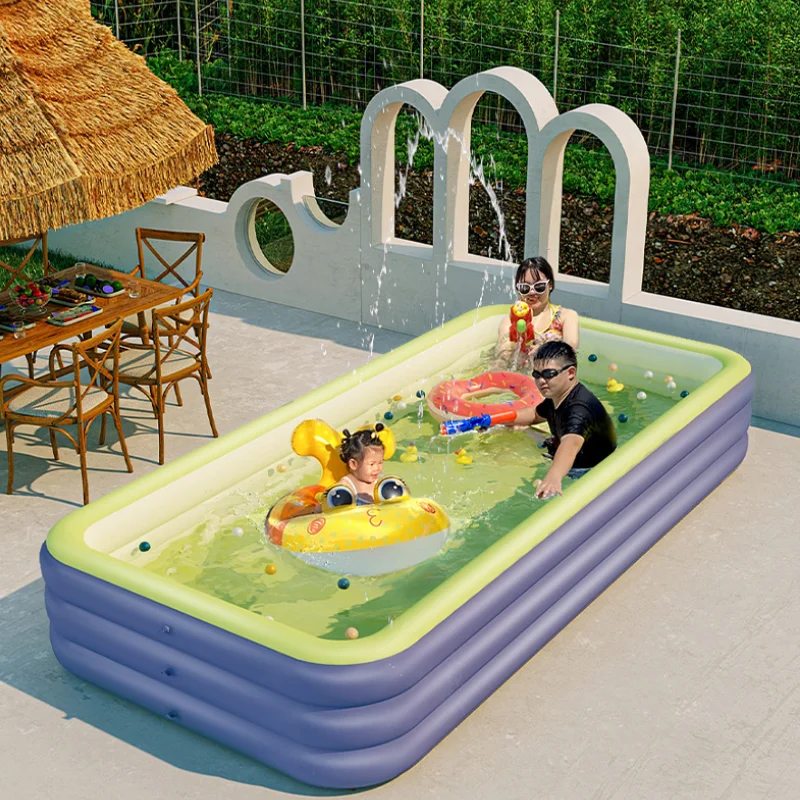 Inflatable Family Swimming Pool Folding Home Adult Summer