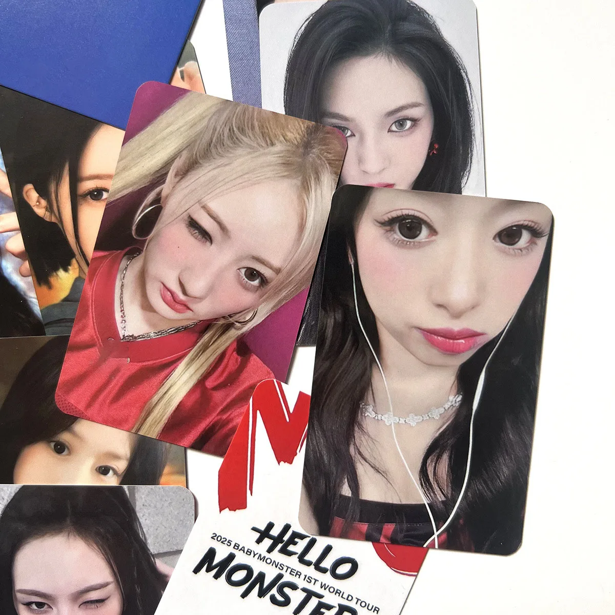 Kpop BABYMONSTER Photocards 2025 World Tour Card HELLO MONSTERS
