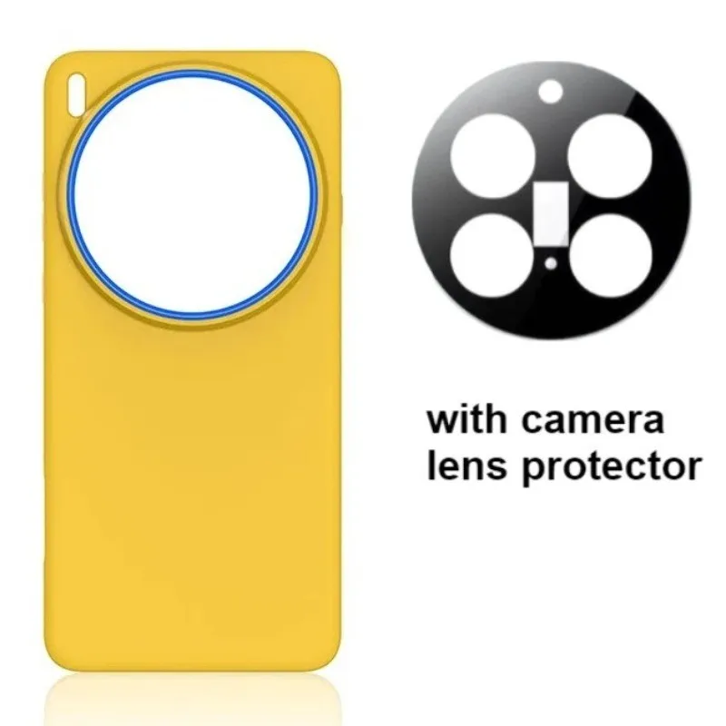 Magnetic Attraction Matte Hard Shell Phone Case with Lens Protector