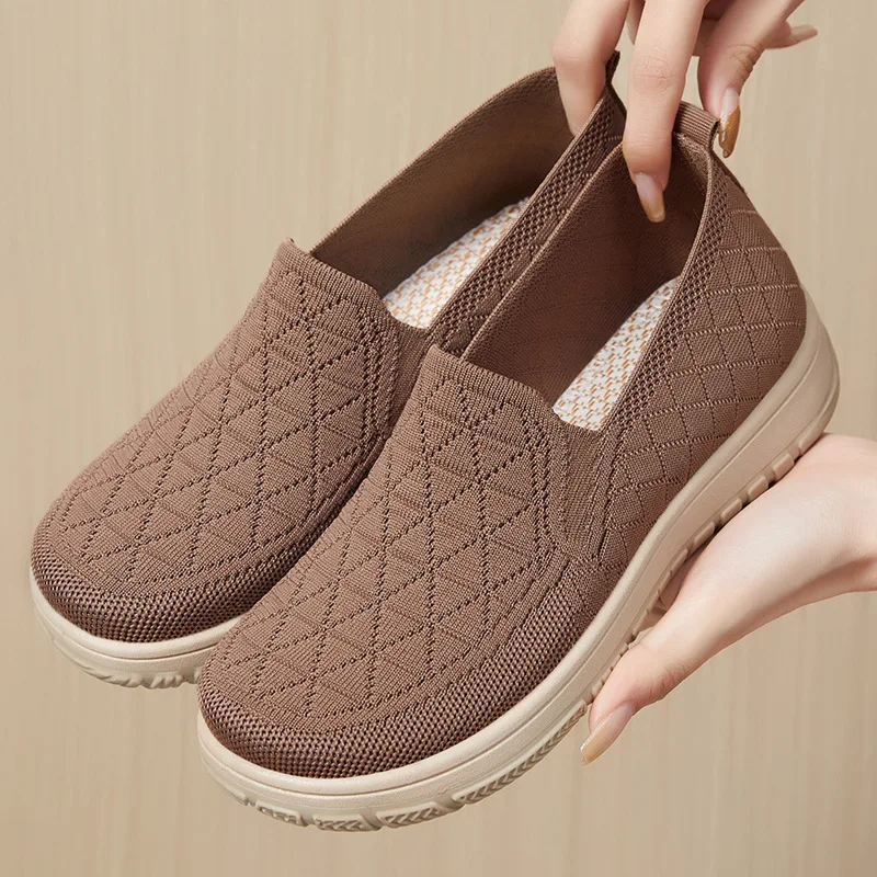 Women's Spring New Shoes One Step Stepping Cloth Shoe Shallow Mouth Flat Shoe Soft soled Comfortable and Versatile Women's Shoes 2
