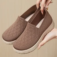 Women's Spring New Shoes One Step Stepping Cloth Shoe Shallow Mouth Flat Shoe Soft soled Comfortable and Versatile Women's Shoes 2