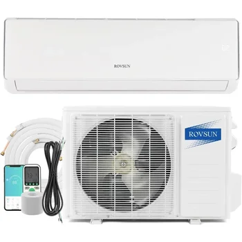Wifi Mini Split Air Conditioner and Heater, Inverter Ductless Wall Mounted Air Conditioner Unit 1