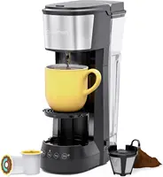 Single Serve Coffee Maker, K Cup Coffee Machine: Compatible with K-Cup Pods and Ground Coffee, Brew 6 to 12oz Cup Drip Coffee 1