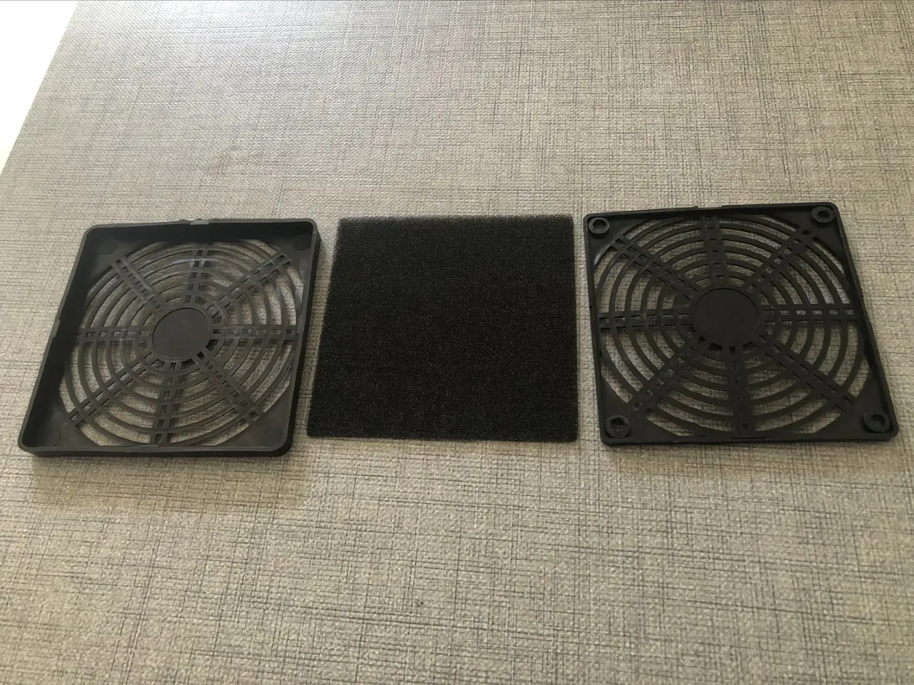 3-in-1 Plastic Fan Dust Filter Guard 80mm 90mm 120mm Grill Protector Dustproof Cover For PC Computer Fans Filter plastic fan dust filter