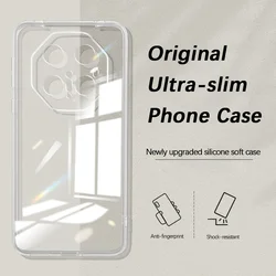 Luxury Crystal Clear Shockproof TPU Phone Case - Slim & Transparent Design for Huawei Mate 70 Air (Clear)