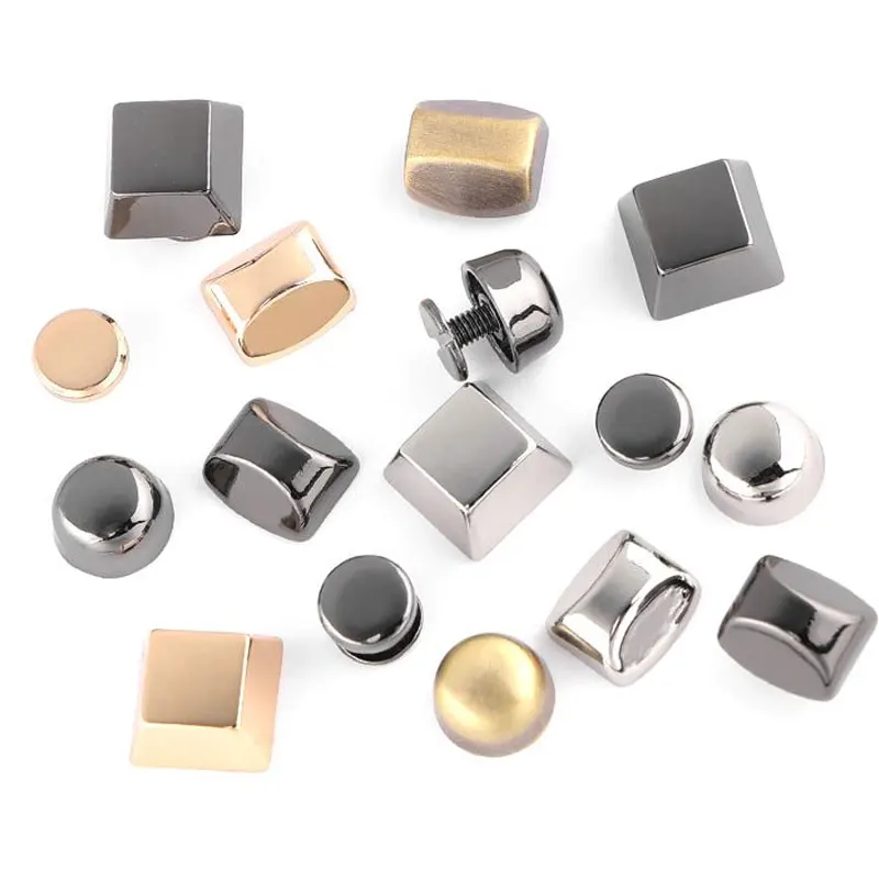 

4pcs/Lot Metal Screw Back Rivets Leather Craft Solid Nail Studs for Luggage Clothes Belt Wallet Bag Decoration Hardware