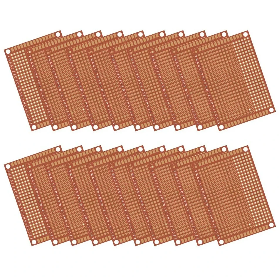 Perfboard Paper Composite PCB Boards Universal Breadboard Single Sided Printed Circuit Board 10/20Pcs 5x7cm