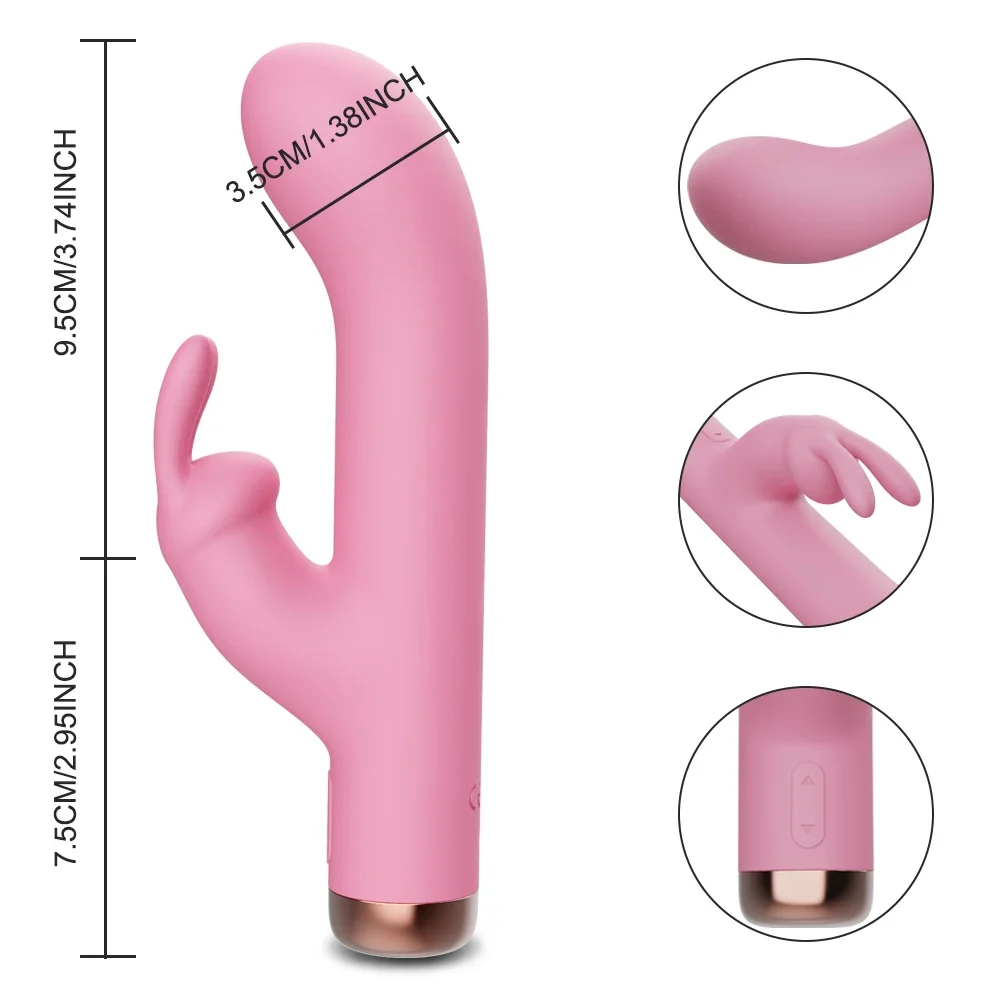 Rabbit Vibrator For G-spot And Clitoral Stimulation For Women_voghion.com
