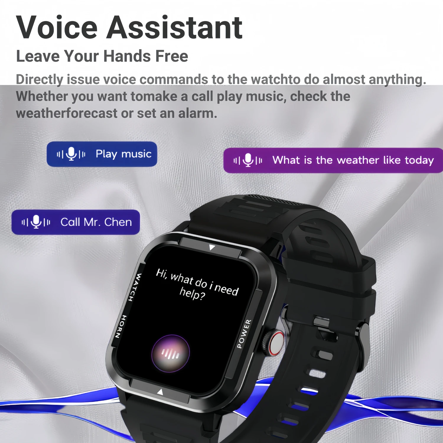 New Smartwatch, 4.85cm Display Smartwatch With Calls, 100+ Sport Modes, Android Gift