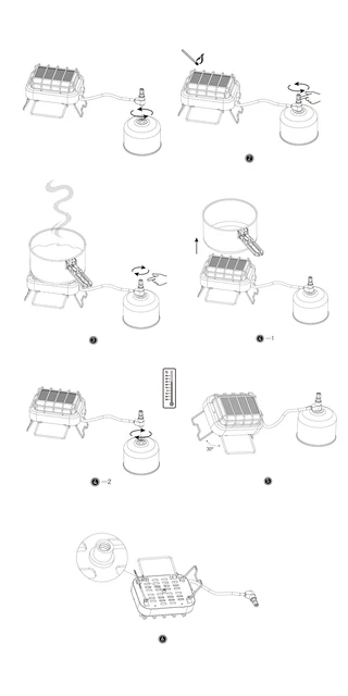 Sunflower Gas Camping Stove