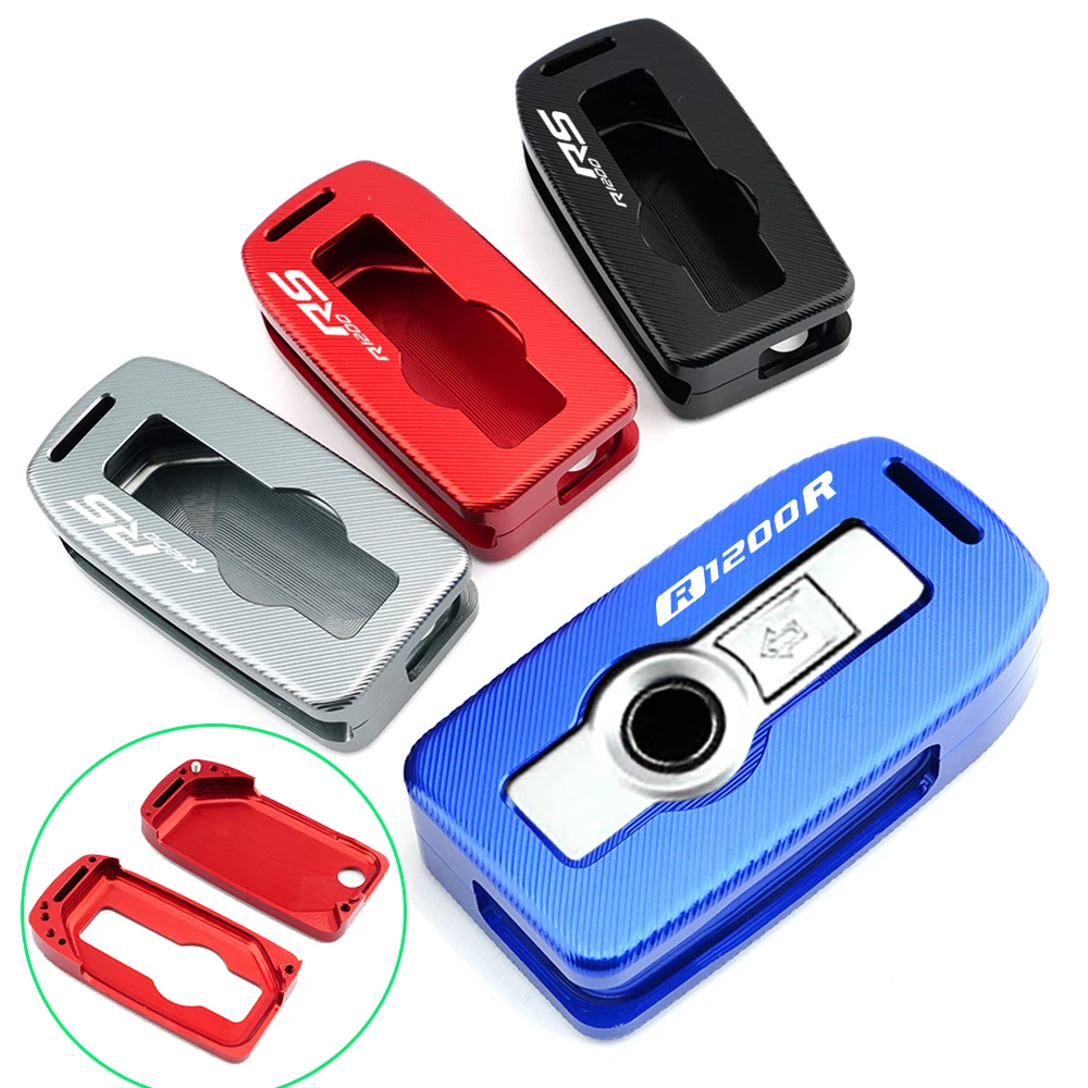 

For BMW R1200R R1200RS 2015-2019 Motorcycle CNC Aluminum Accessories Remote Control Key Case Protective Shell & Tire Valve Caps