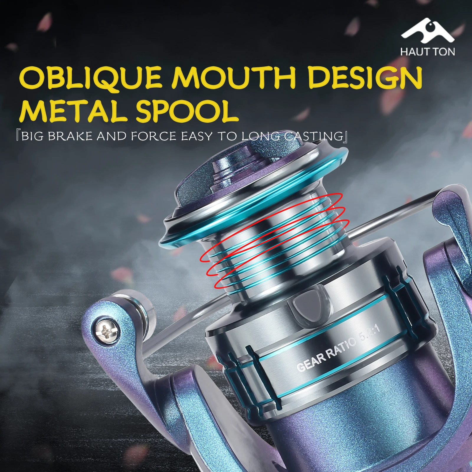 Moulinet De Pêche Eau Salée Ocean City INDUCTOR - Vintage - Testé Et Fonctionnel