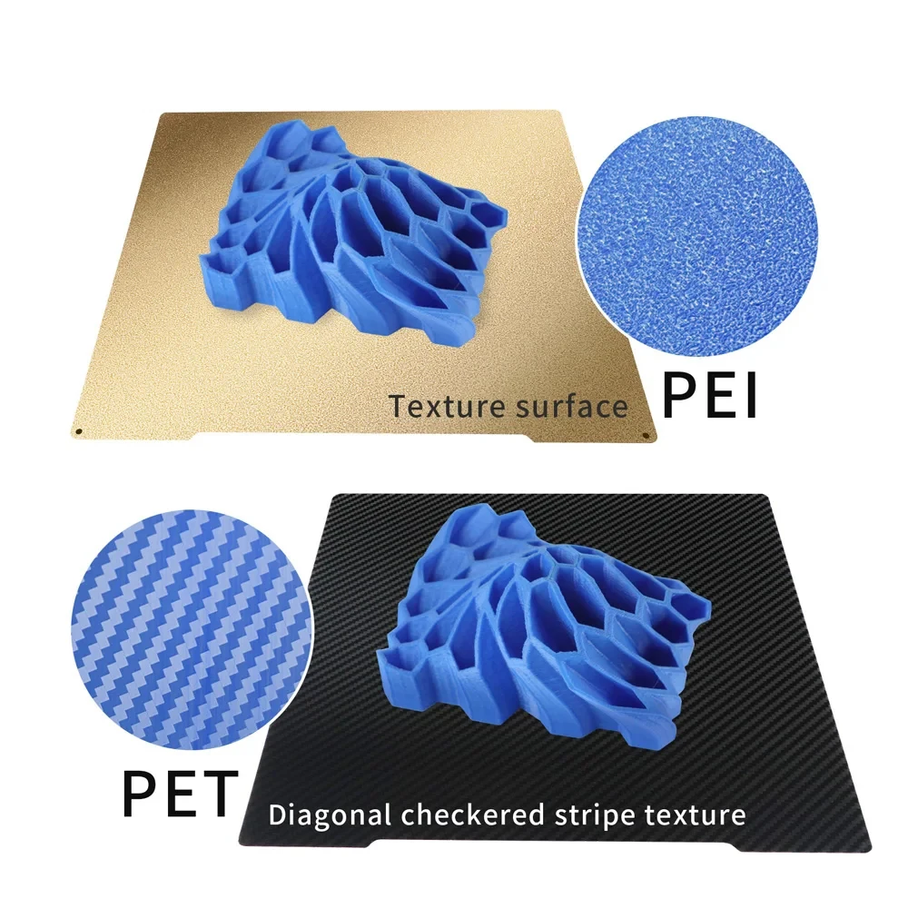 PEI-Blech 241 x 254 mm MK4 MK3S Doppelseitige Bauplatte Federstahlblech Pei Bauplatte für Prusa i3 MK2.5S Mk3 Bett – Detail 7