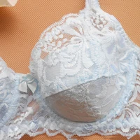 Soutien-gorge push-up en dentelle pour femme, sous-vêtements, lingerie, couvre-poitrine, mince, coupe complète, réglable, sans armatures, sexy, grande taille, été 6