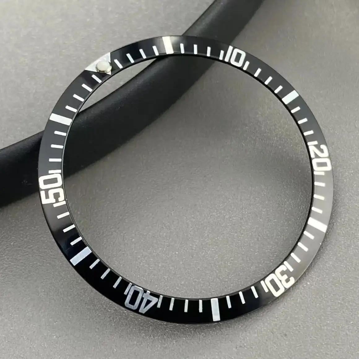 Vintage 36.5mm Aluminum Bezel Insert for 40mm Men's Watch Cases
