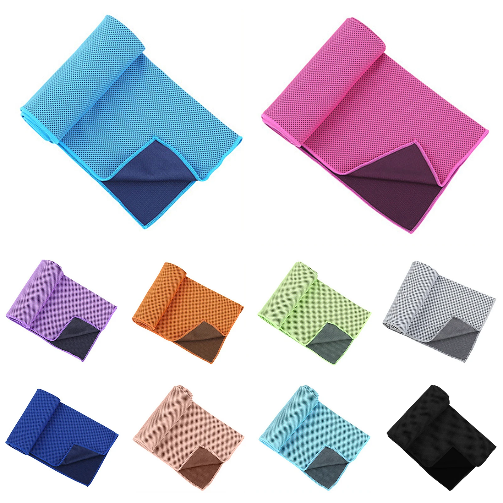 30x90cm Exercise Cooling Towel Outdoor Quick Dry Water Absorbent Instant Ice Cold Cooling Towel Sports Yoga Washcloth