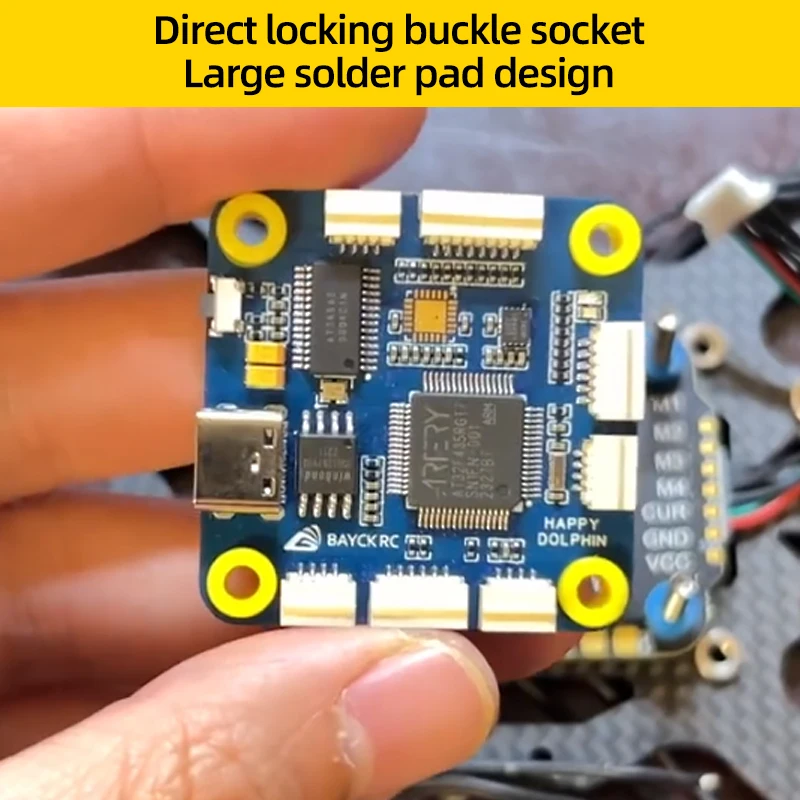 BAYCK DOLPHIN  Ʈѷ, RC FPV Ÿ ̽   BAYCKRC, FC ŸöƮ AT32, F435, 9V3A, 5V3A  BEC