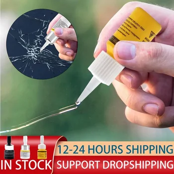 Kit di riparazione dello schermo del telefono per finestrino dell'auto fai-da-te Colla per polimerizzazione del vetro Auto Scratch Crack Ripristino lo strumento di riparazione del parabrezza Accessori per auto