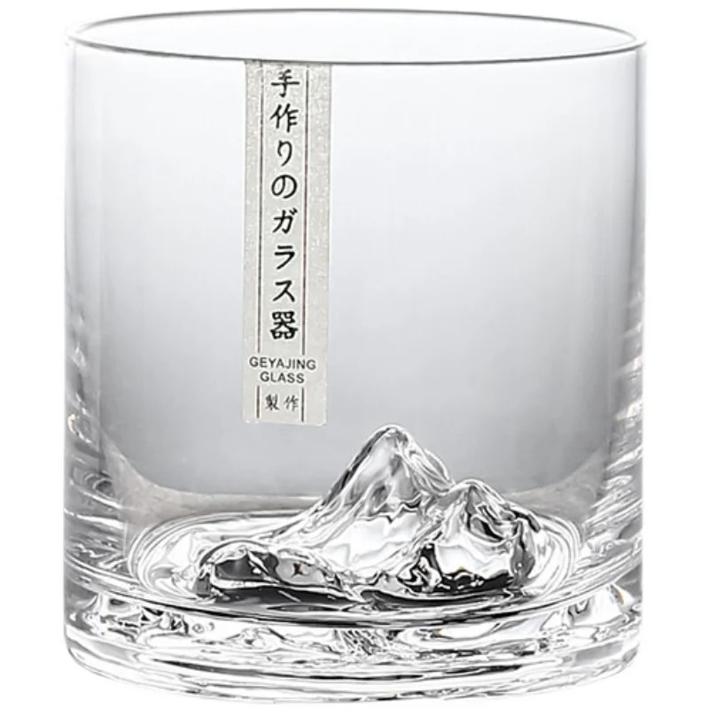 300ml Super Neat Whiskey Glasses Mountain Japan Style Crystal Wine Cup Set Chivas Iceberg Whisky Rock Mug Brandy Tumbler Snifter